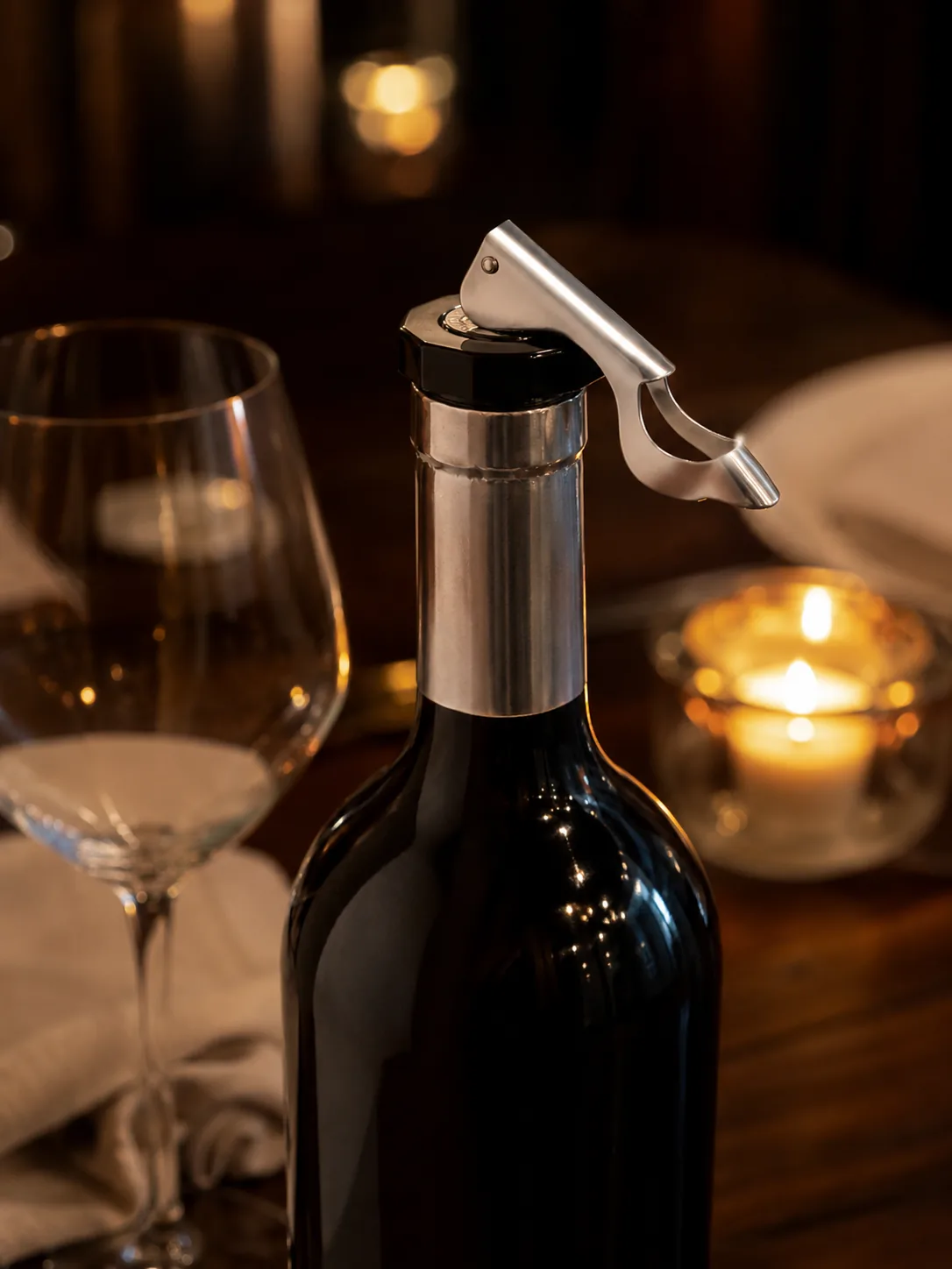 Rose et Bouchon | Set 2 bouchons à piston – Vin préservé, bouteille protégée — produit