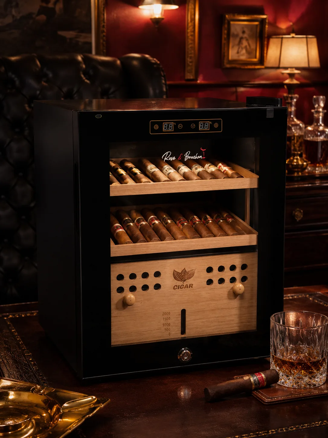 Rose et Bouchon | Cave à cigares 200 – Conservation optimisée — produit