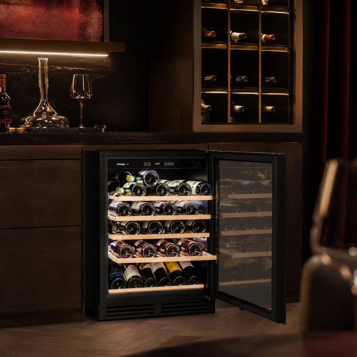 Rose et Bouchon | Cave à vin 53 bouteilles – Service optimal — produit