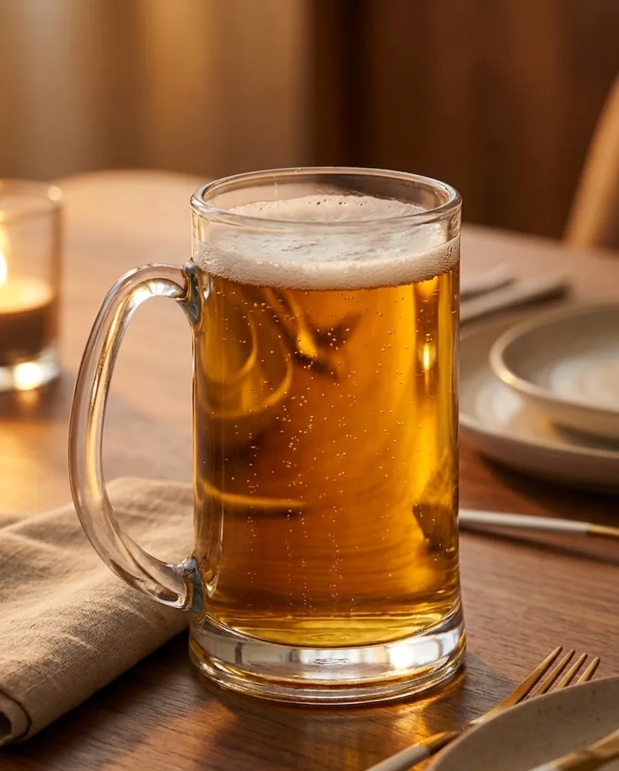 Rose et Bouchon | Chope à bière 65cl – Verre à bière solide — produit