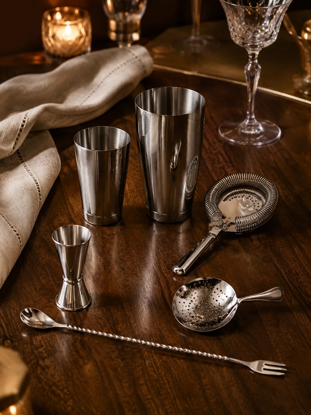 Rose et Bouchon | Cocktail Tool Set Stainless Speak – Outils cocktails précis — produit