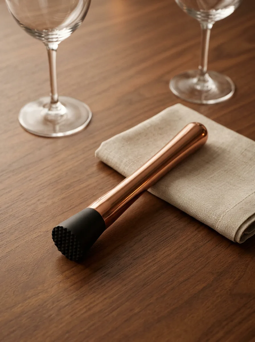 Rose et Bouchon | Muddler cuivre 21 cm – Précision pour cocktails — produit