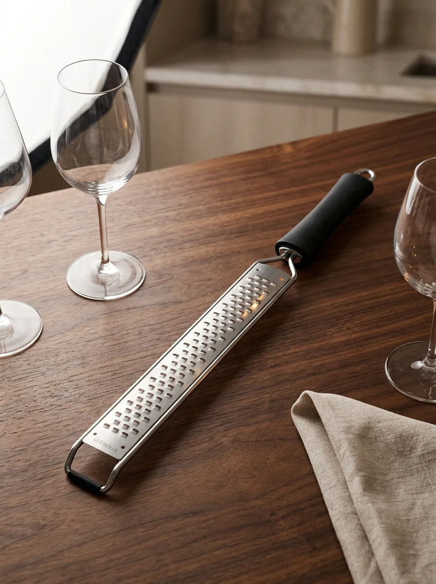 Rose et Bouchon | Râpe longue médium inox – Précision du geste — produit