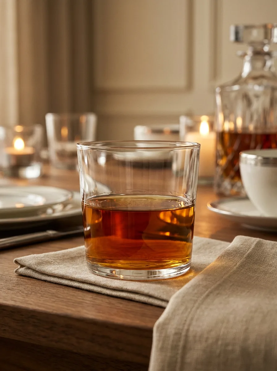 Rose et Bouchon | Verre à whisky-NUDE (Pack de 4) — produit