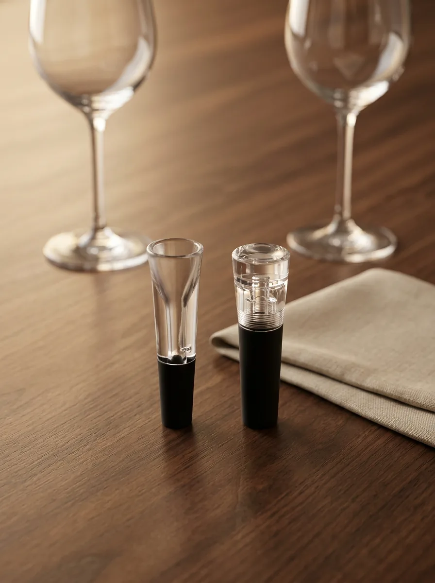 Rose et Bouchon | Set verseur + pompe à vide – Bottles préservées, service maîtrisé — produit